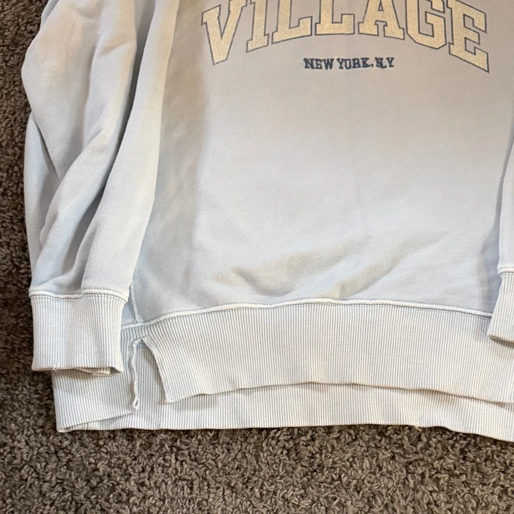 Aerie Light Blue Graphic Sweatshirt - Picture 3 of 4
